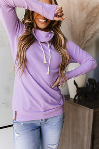 Performance Fleece CowlNeck Sweatshirt - Wisteria