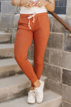 Performance Fleece Joggers- Burnt Orange