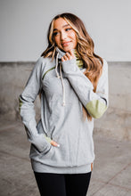 DoubleHood™ Sweatshirt - Ribbed Elbow Patch Pistachio