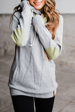 DoubleHood™ Sweatshirt - Ribbed Elbow Patch Pistachio