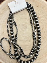 Western Faux Sterling Pearl Necklace Set - 18, 22 and 26 inch set