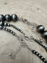 Western Faux Sterling Pearl Necklace Set - 18, 22 and 26 inch set