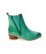 Wylie Suede Ankle Boot in Teal