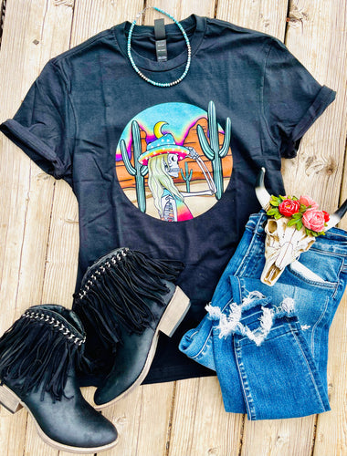 The Cosmic Cowgirl Tee