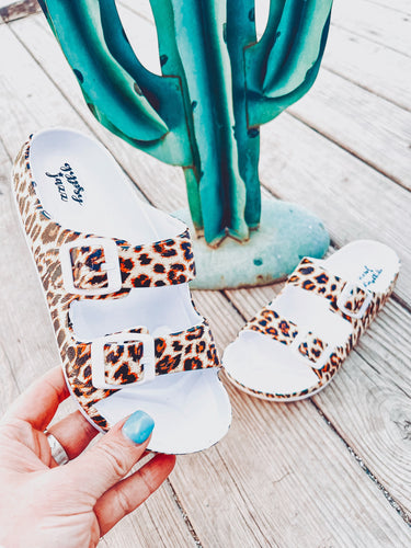 Lil’ Mia Kids Summer Slides {Leopard}