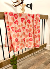 Peach Leopard Plush Blanket