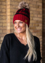 Buffalo Plaid Pom Beanie