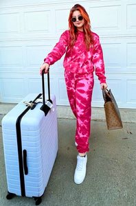 Pink Obsessed Tie Dye Sweatpants