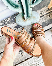 The Studs Sandals {Tan}