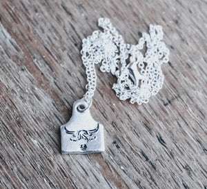 Out West Stamped Tag Necklace
