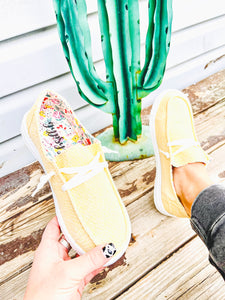 The Rosa Sneaker by Gypsy Jazz {Yellow}