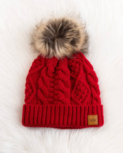 Cableknit Pom Beanie