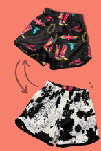 Lil’ Cowboy Rope The Neon Lights Reversible Swim Shorts