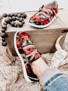 The Saxton Sneaker {Red}