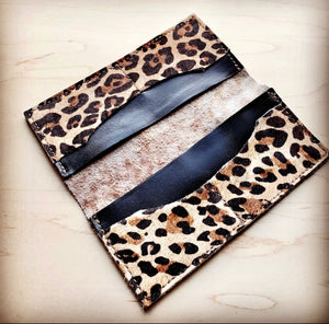 Leopard Hair-On Wallet