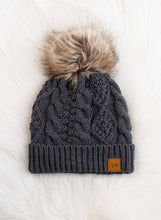 Cableknit Pom Beanie