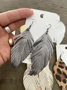 Feathered Fringe Earrings
